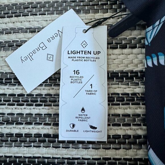 Vera Bradley Women Lighten Up RFID Mini Hipster Crossbody Bag Shore Enough Navy - Picture 6 of 11